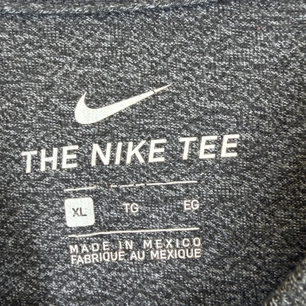 Nike Los Angeles Lakers LeBron James 23 Shirt Mens XL Grey Heather NBA Tee
